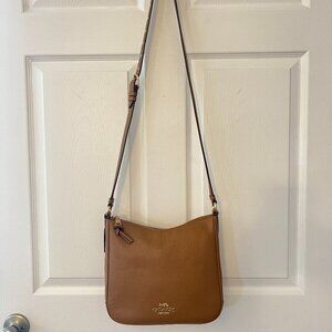 Coach Ellie C1648 Brown Light Saddle Shoulder Crossbody Purse